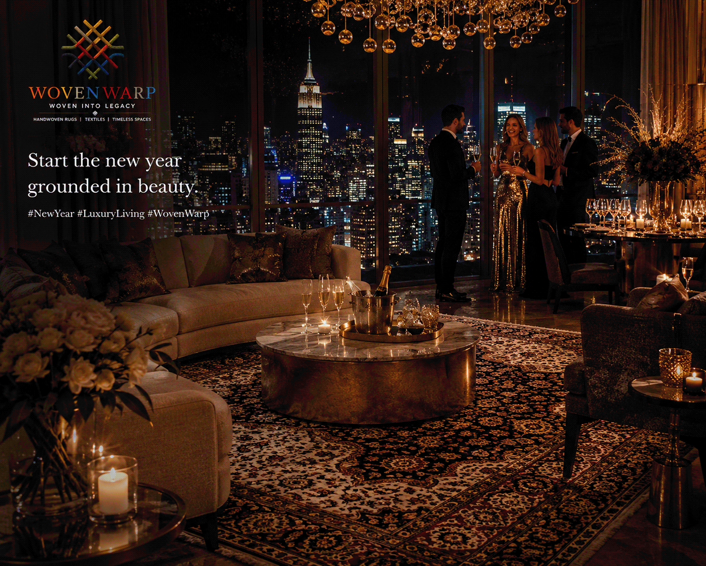 Woven Warp — Luxury Lifestyle Campaign project cover from the Wovenwarp Behance portfolio