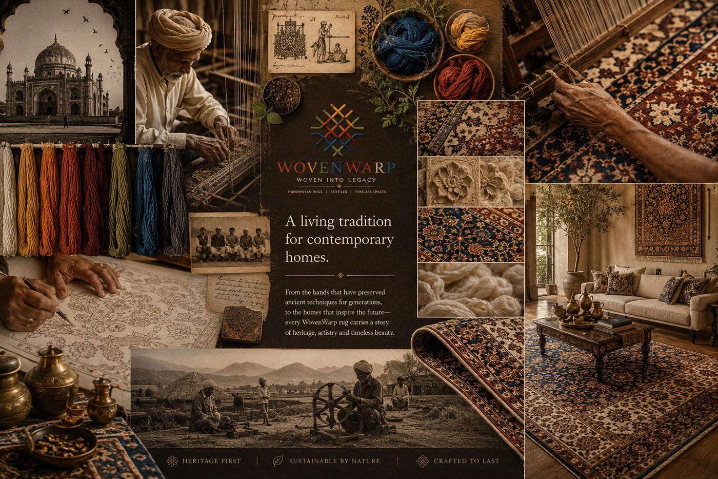 WovenWarp — Woven Into Legacy project cover from the Wovenwarp Behance portfolio
