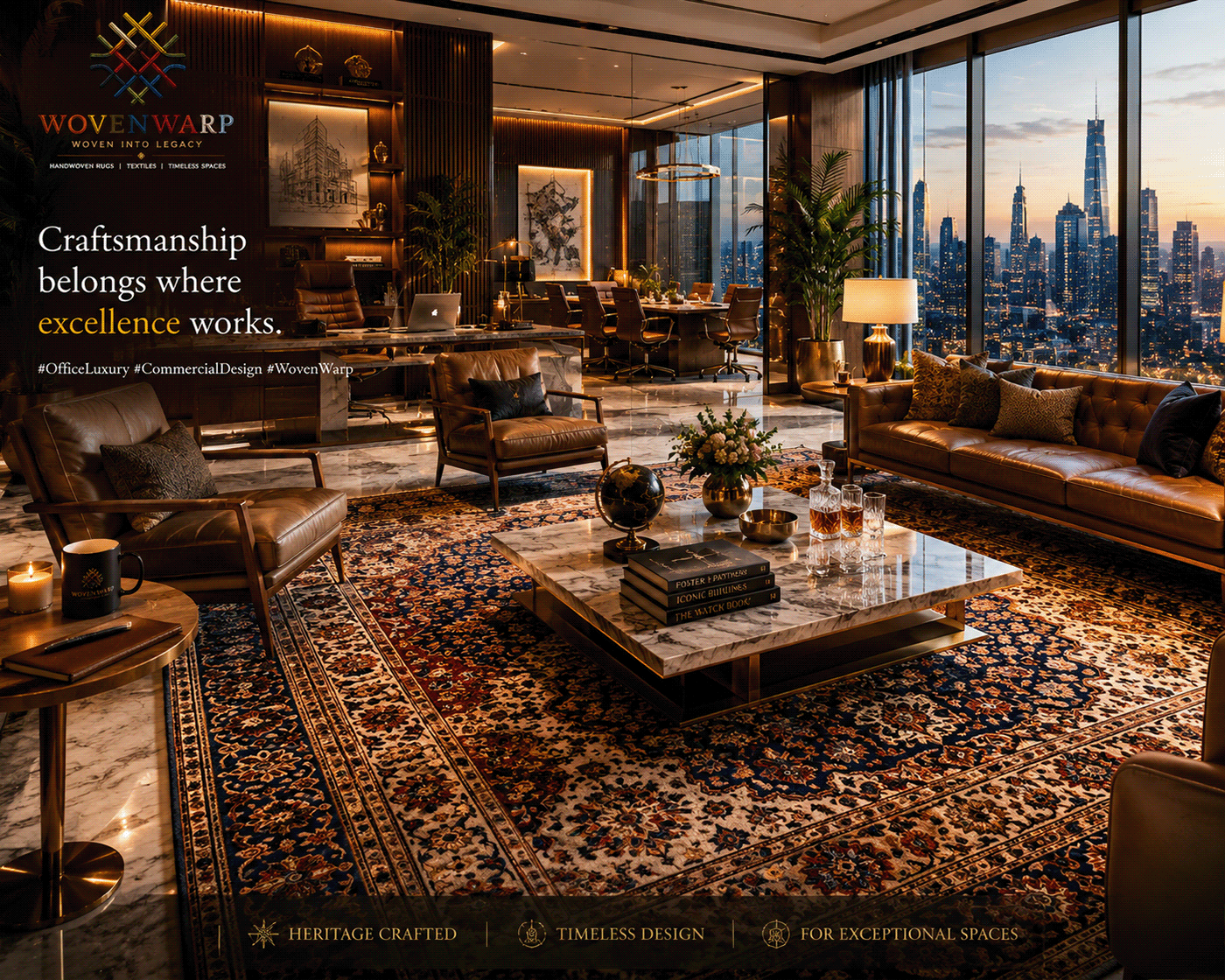 WovenWarp — Craftsmanship Excellence Works project cover from the Wovenwarp Behance portfolio
